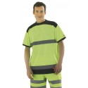 T shirt jaune fluo taille M