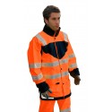 Veste de pluie orange taille M