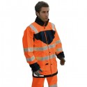 Veste de pluie orange taille 3XL