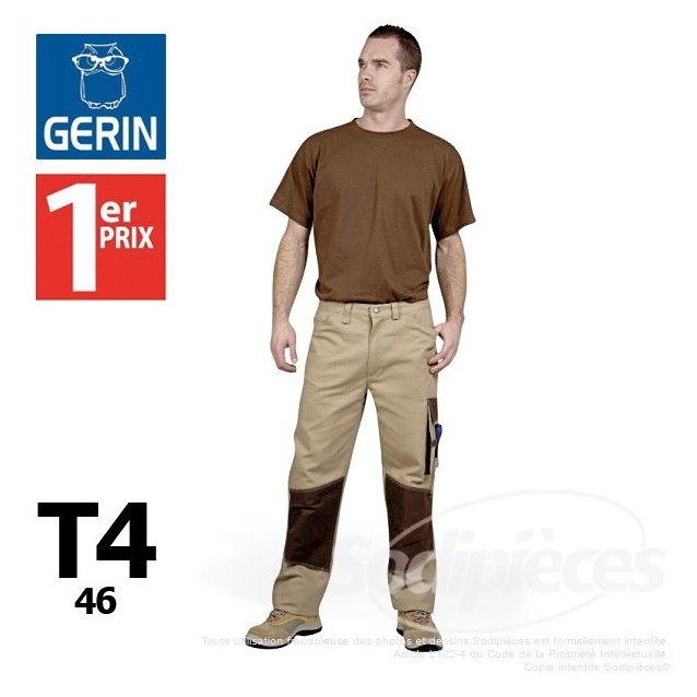 Pantalon beige taille 4