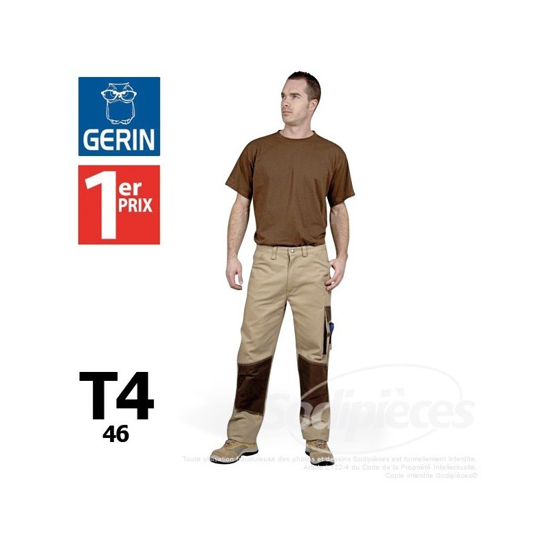 Pantalon beige taille 4