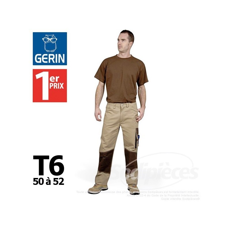 Pantalon beige taille 6