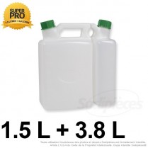 Bidon 1,5 litres + 3,8 litres