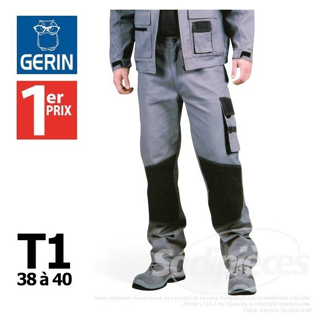 Pantalon gris taille 1
