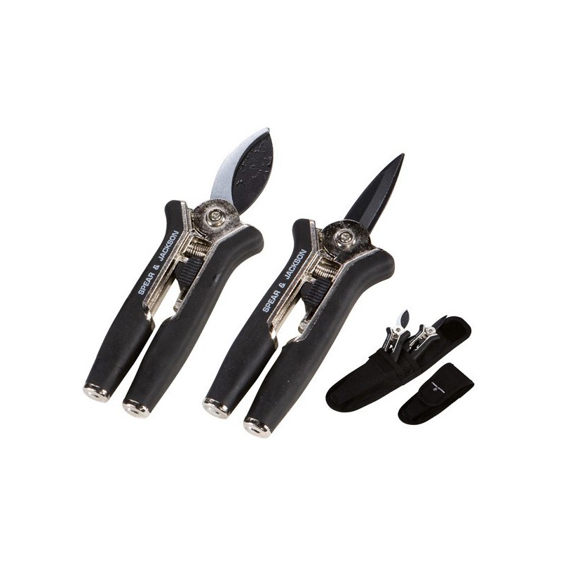 Set de 2 sécateurs à fleur