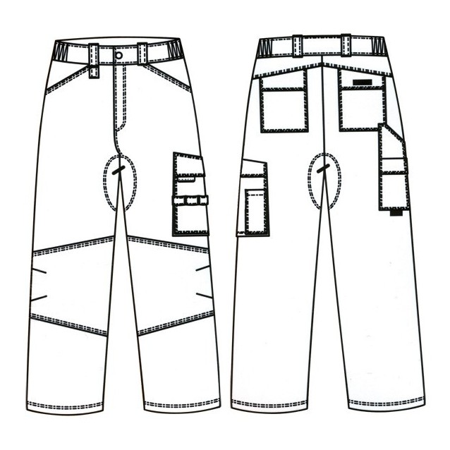 Pantalon gris taille 1