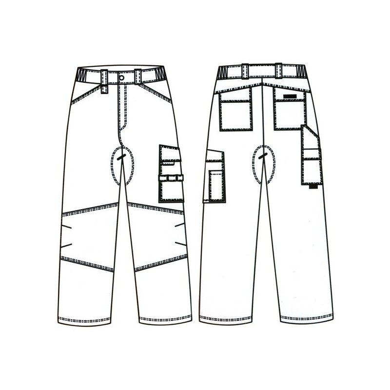 Pantalon gris taille 1