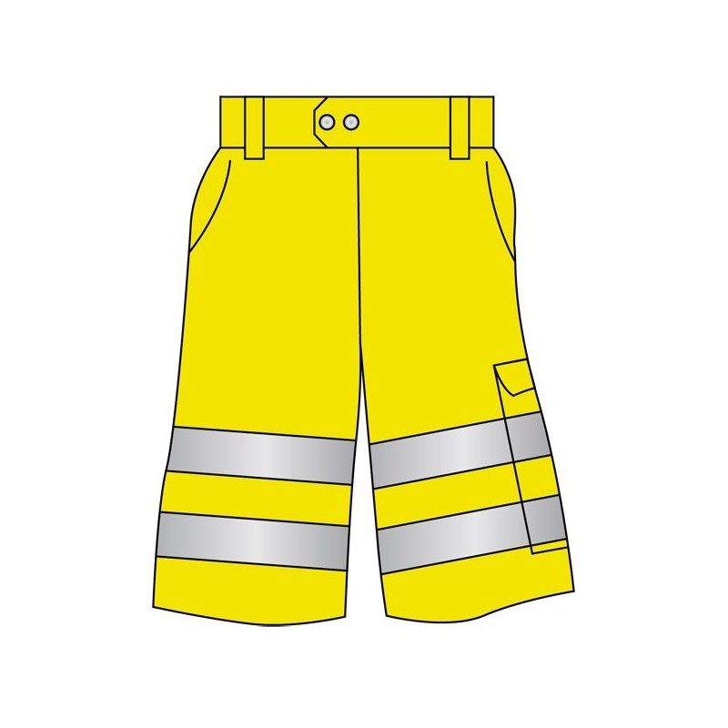 Bermuda jaune fluo taille M