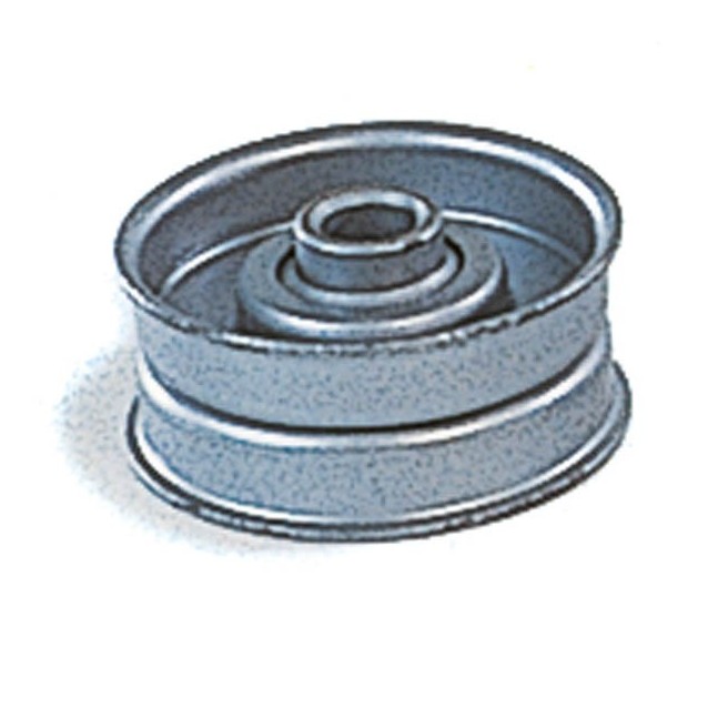 Poulie à gorge plate diam 47,5mm.Diam rebord 54 mm