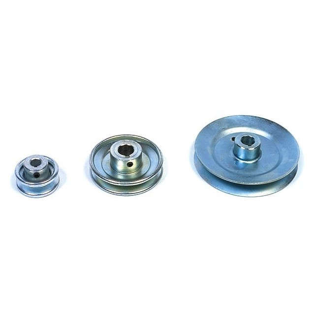 Poulie à gorge en V diam 83 mm. Largeur 24 mm