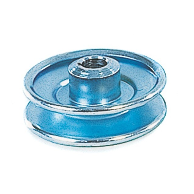 Poulie à gorge en V diam 89 mm. Largeur 26 mm