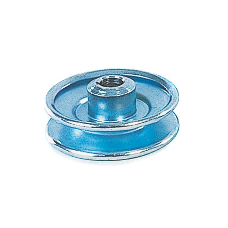 Poulie à gorge en V diam 89 mm. Largeur 26 mm