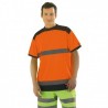 T shirt orange fluo taille XXL