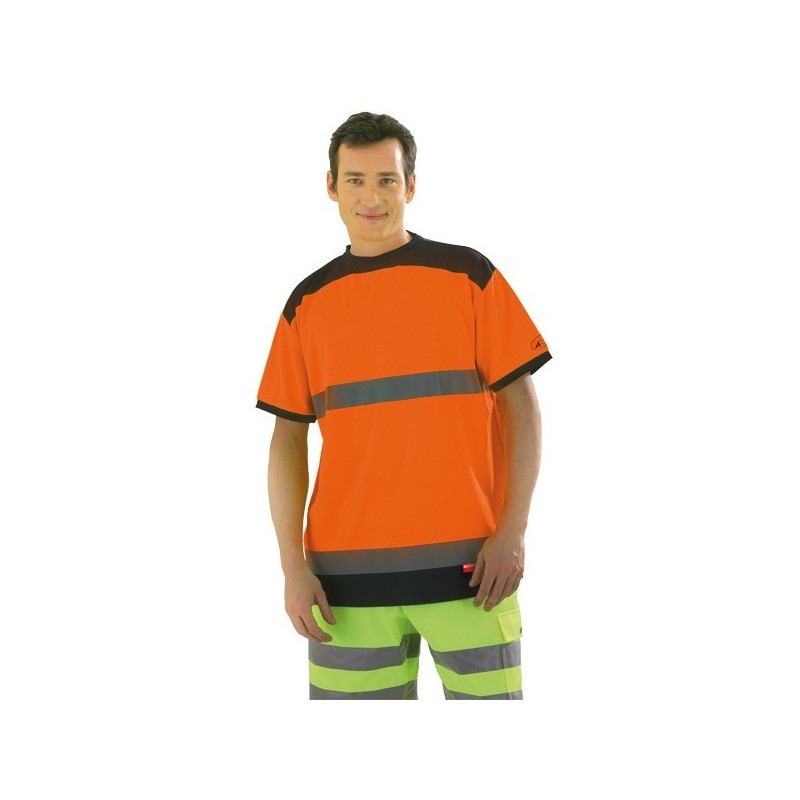 T shirt orange fluo taille XXL