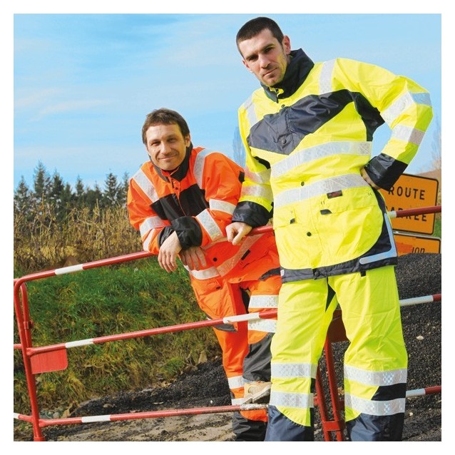 Veste de pluie jaune taille XXXL