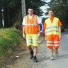 Bermuda jaune fluo taille XL