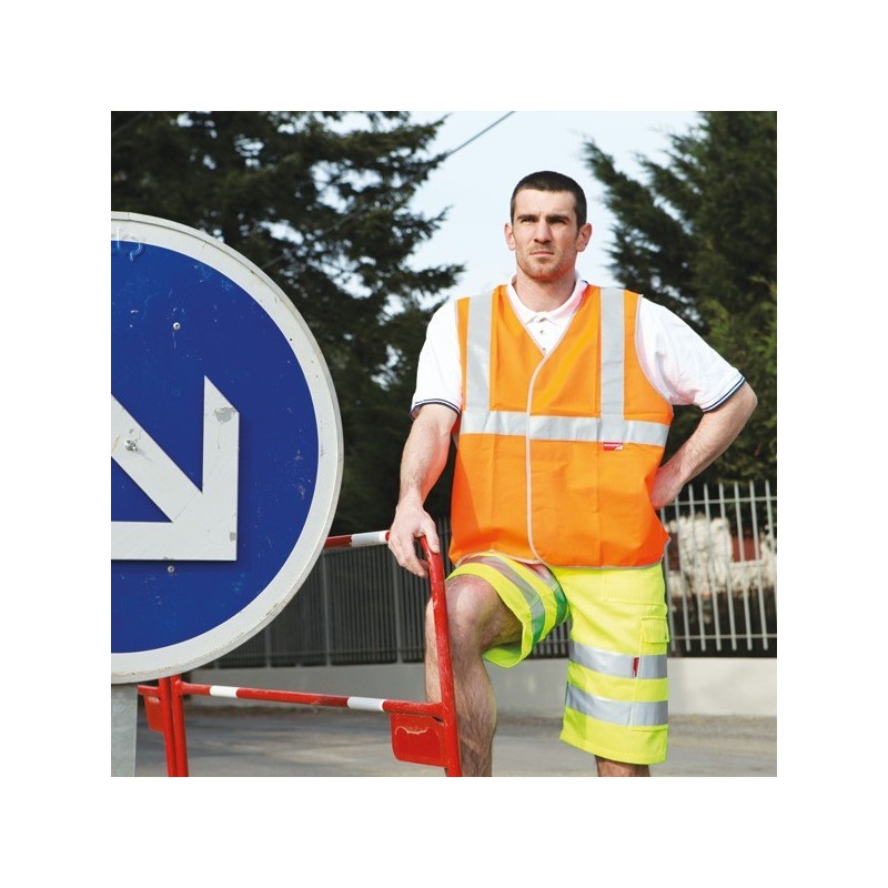 Bermuda jaune fluo taille XXL