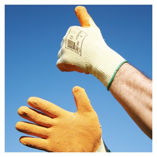 Gants risque mécanique enduit latex taille 10