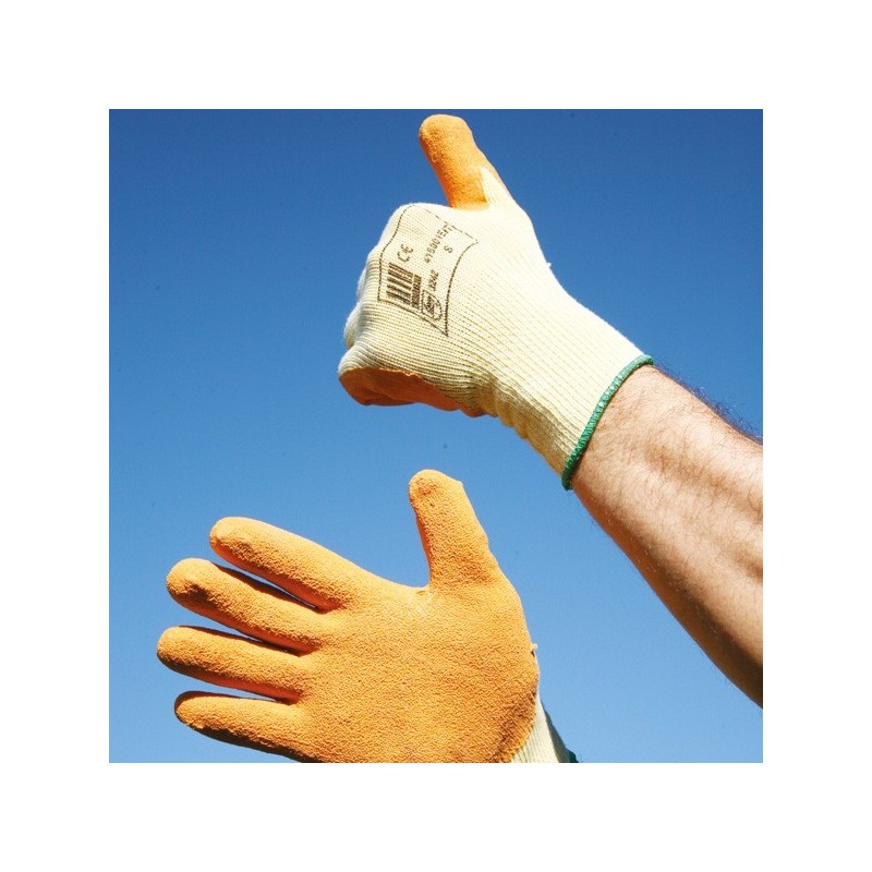 Gants risque mécanique enduit latex taille 10