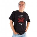 T-shirt. " L'avenir appartient à ceux...". Homme taille L
