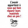 T-shirt. " L'avenir appartient à ceux...". Femme taille M T-shirt. " L'avenir appartient à ceux...". Femme taille M