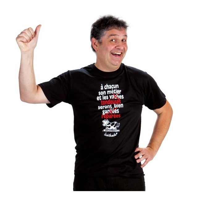 T-shirt. "A chacun son métier et les ..."  Homme Taille XL