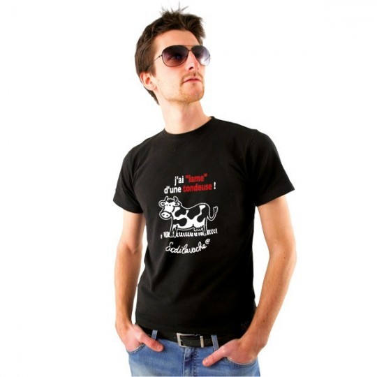 T-shirt : " J'ai lame d'une tondeuse... ! Homme Taille XL