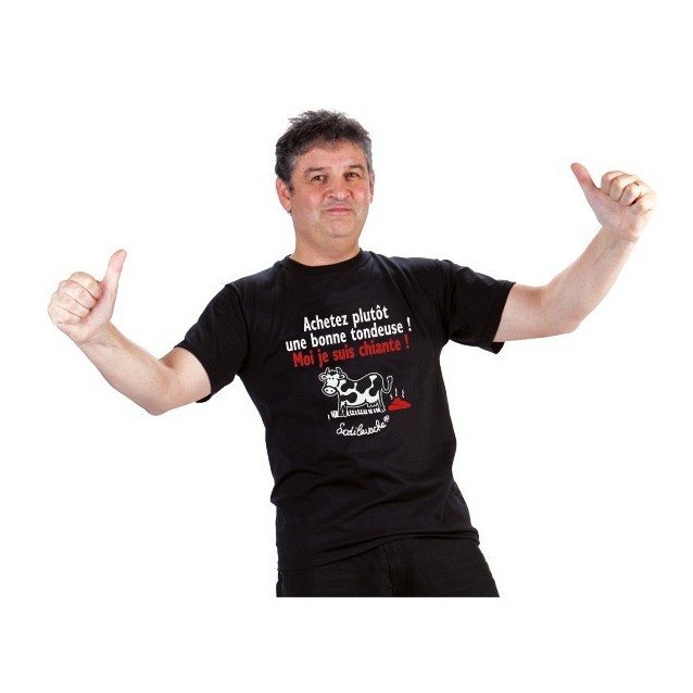 T-shirt "Achetez plutôt une bonne..."  Homme Taille L