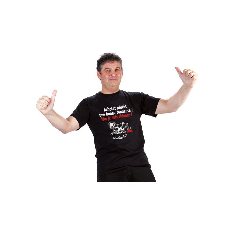T-shirt "Achetez plutôt une bonne..."  Homme Taille L