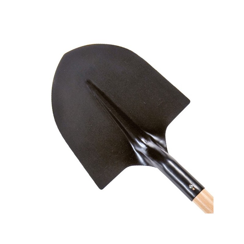 Pelle ronde trempée 27 cm longueur du manche 110 cm