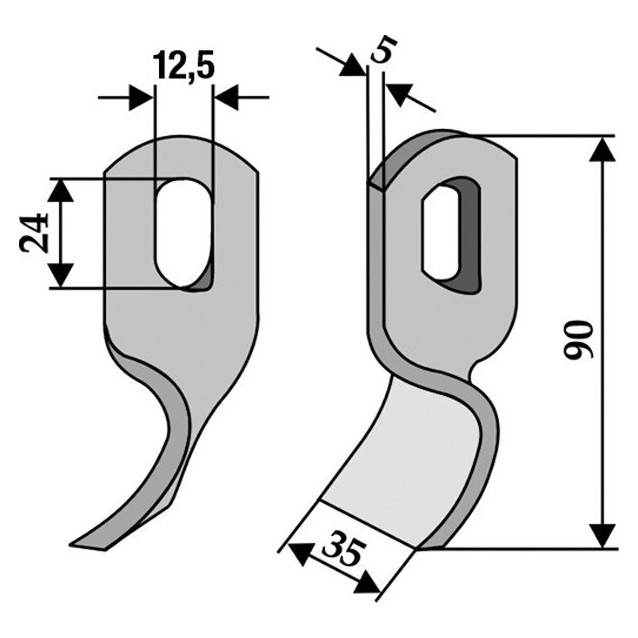 Marteau pour broyeur EPOKE, HANSA