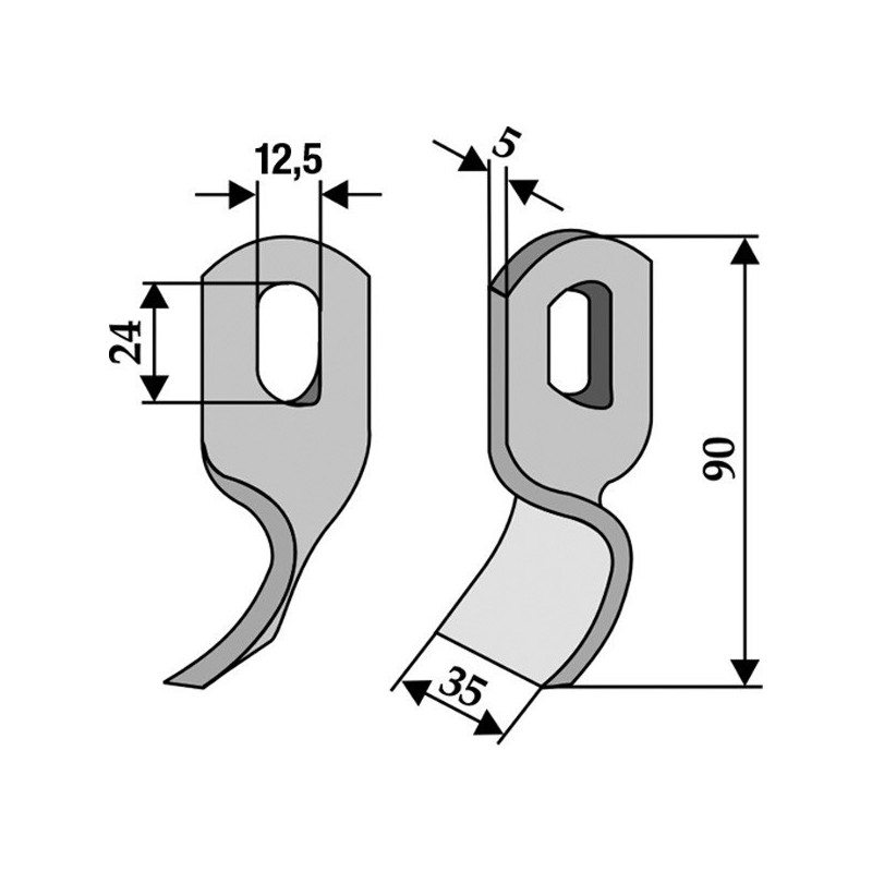 Marteau pour broyeur EPOKE, HANSA