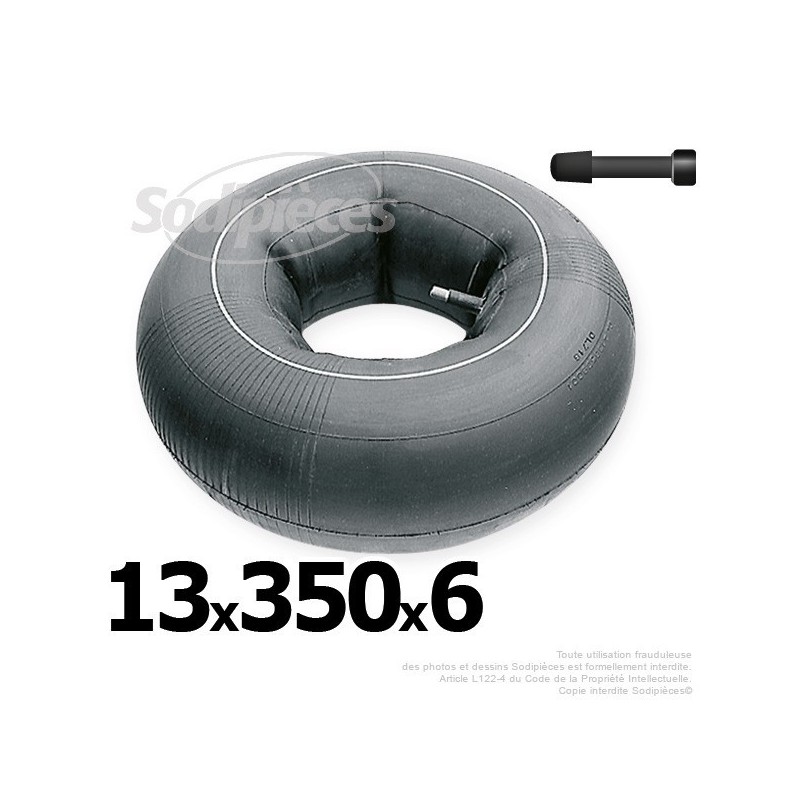 Chambre à air 11 x 400 x 5 valve droite