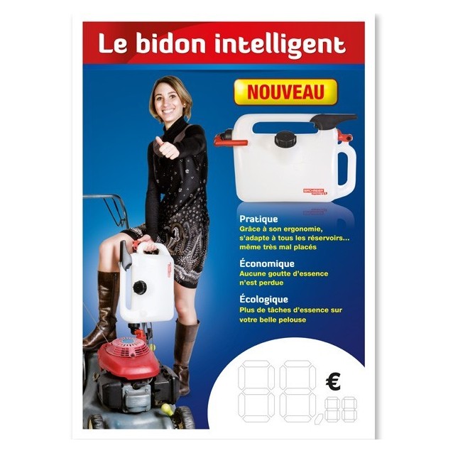 bidon promo avec PLV