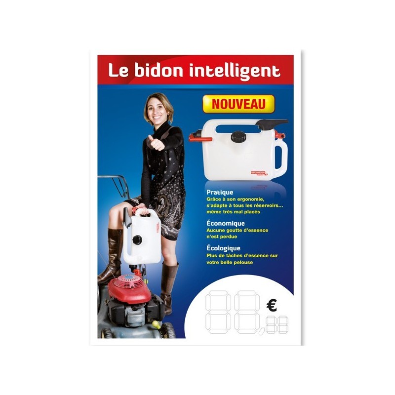 bidon promo avec PLV