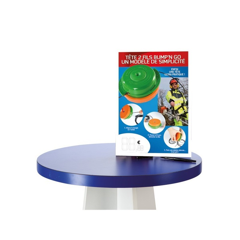 Pour tout achat de 3 têtes Bump'n Go, cette "PLV Prix"  offerte !