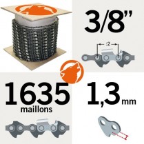 Chaîne KERWOOD 100 pieds 3/8", 1,3mm