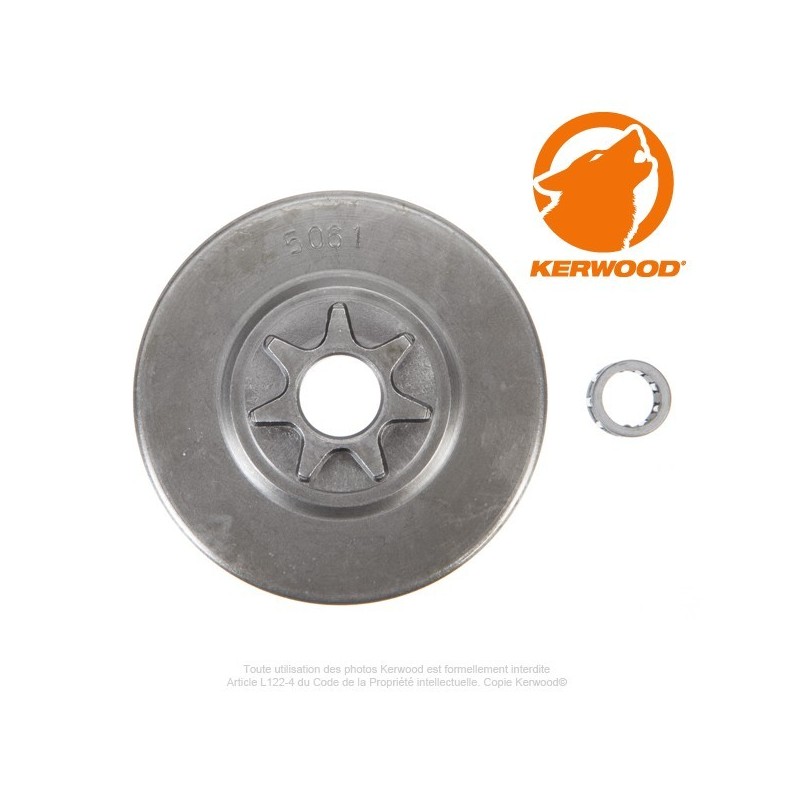 Pignon tronçonneuse  étoile 0,325". 7 dents. ECHO