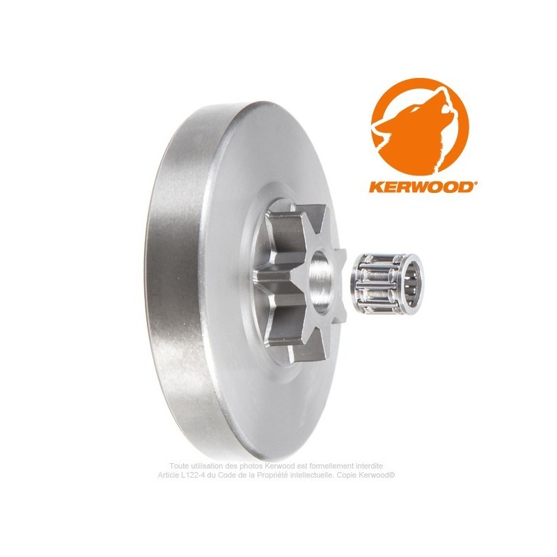 Pignon tronçonneuse étoile 3/8". 7 dents. ECHO