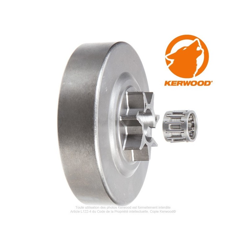 Pignon tronçonneuse  étoile 0,404". 7 dents. OLEO MAC