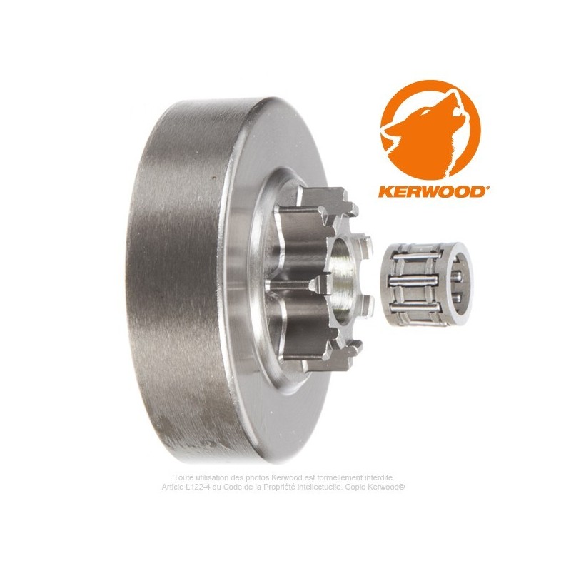 Pignon tronçonneuse étoile 0,325". 7 dents. SOLO