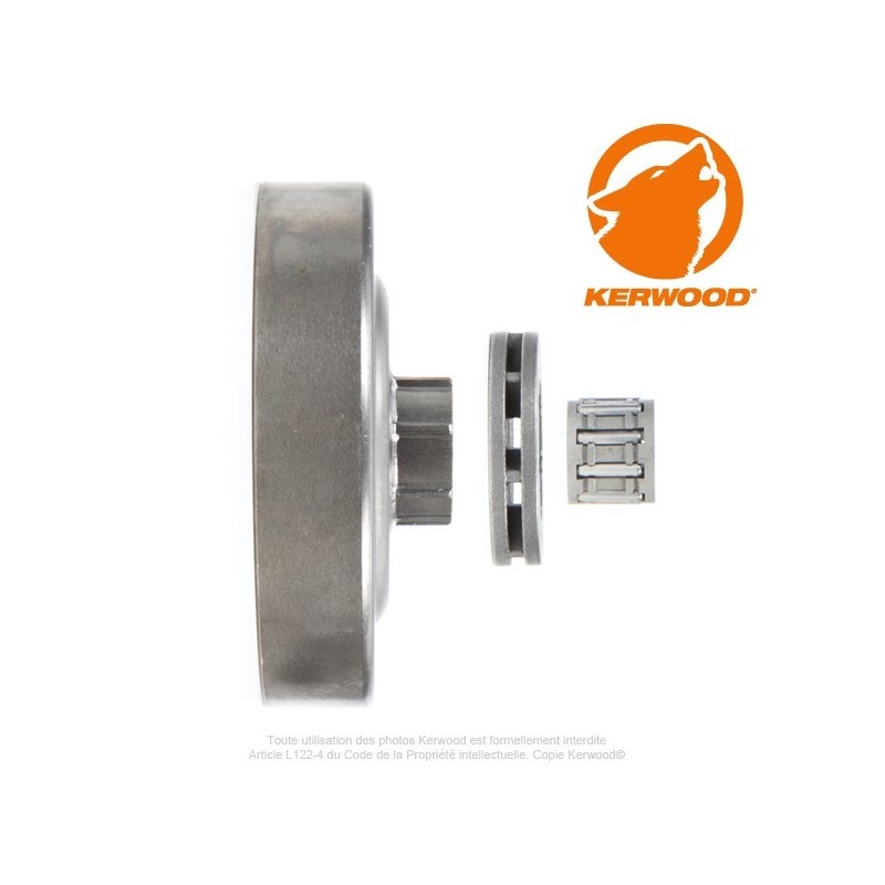 Pignon tronçonneuse à bague 0,325". 7 dents. Alpina