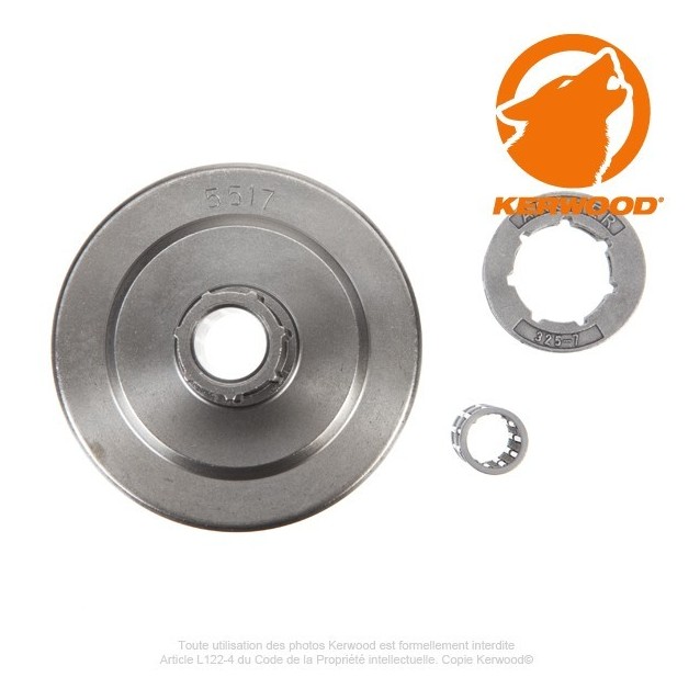 Pignon tronçonneuse à bague 0,325". 7 dents. STIHL