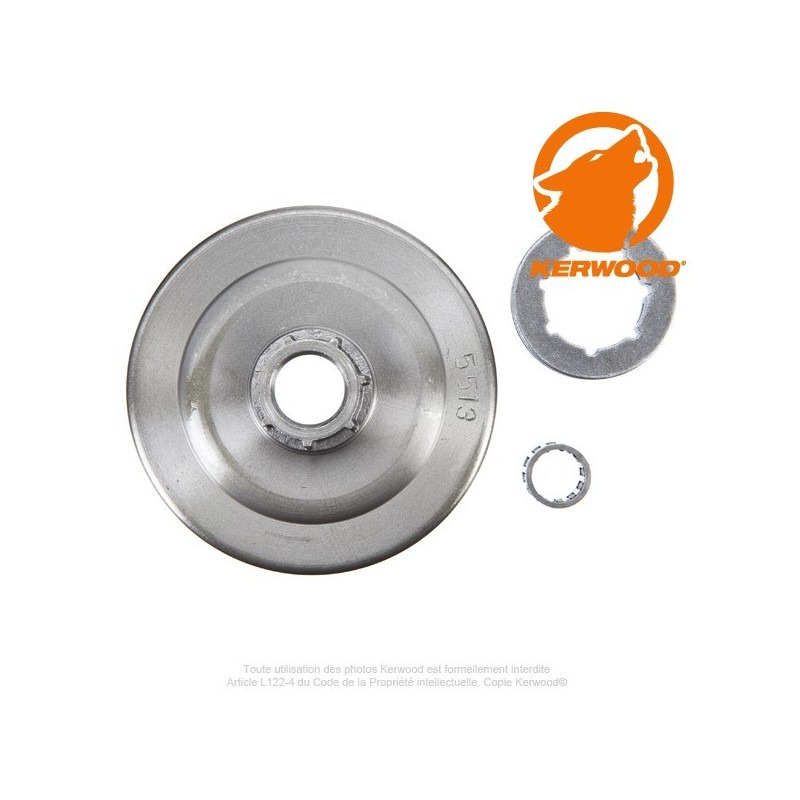 Pignon tronçonneuse à bague 0,325". 7 dents. STIHL