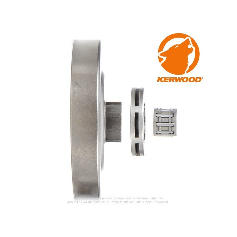 Pignon tronçonneuse à bague 3/8". 7 dents. ECHO