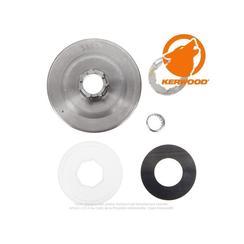 Pignon tronçonneuse à bague 3/8". 7 dents. HUSQVARNA