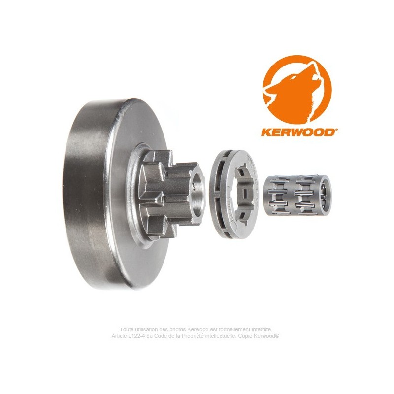 Pignon tronçonneuse à bague 3/8". 7 dents. STIHL