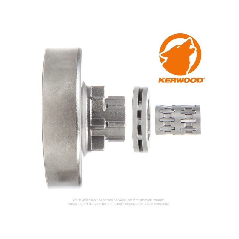 Pignon tronçonneuse à bague 3/8". 7 dents. STIHL