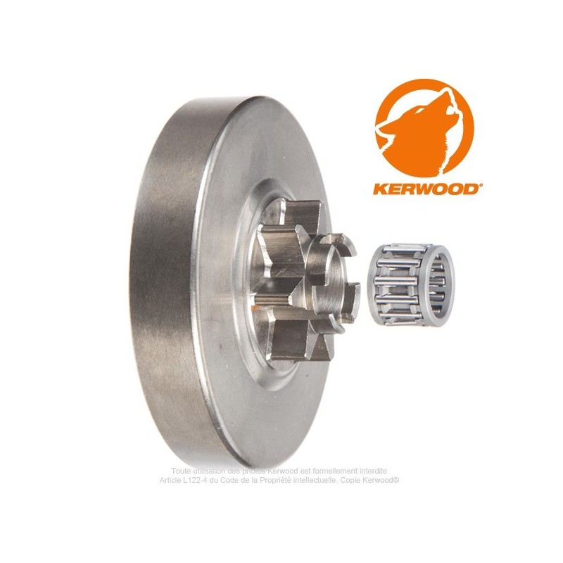 Pignon tronçonneuse étoile 3/8". 7 dents. SHINDAIWA