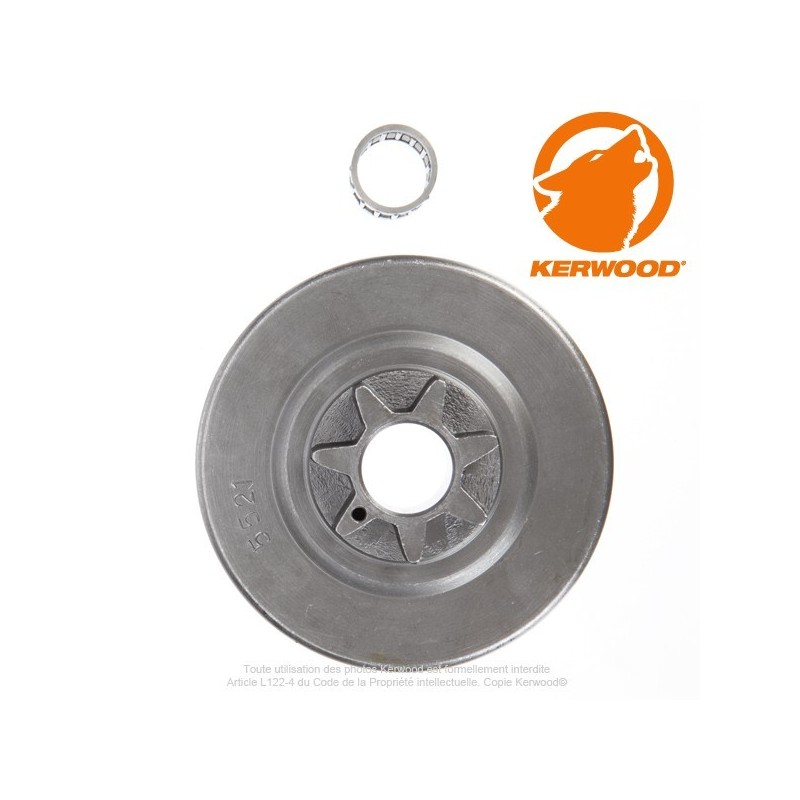 Pignon tronçonneuse étoile 3/8". 7 dents. STIHL